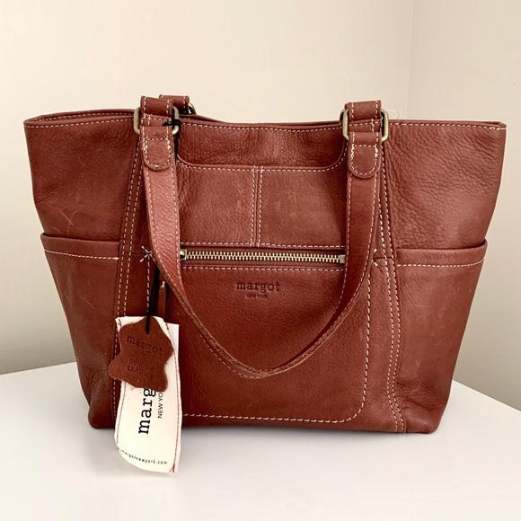 margot Handbags - 🆕 Margot Genuine Leather Perfect Tote